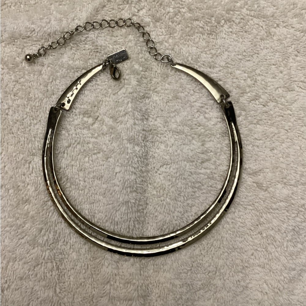 American Eagle Goldtone Choker Necklace